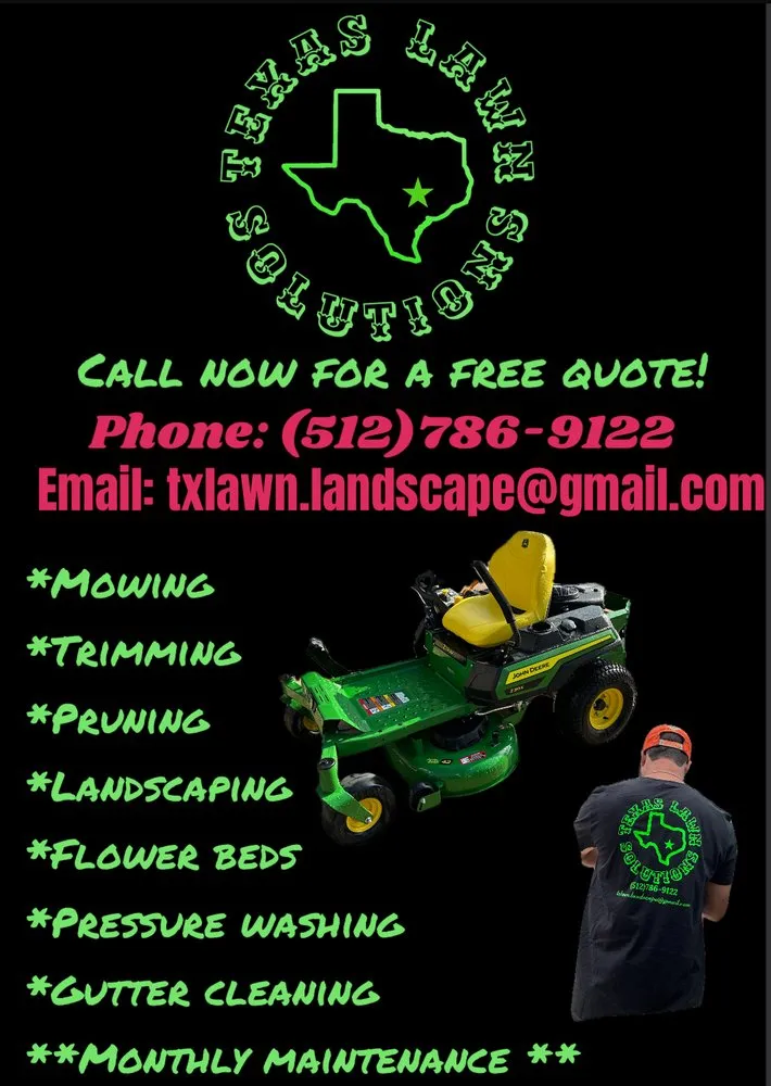 Reliable yard maintenance near you in Leander, TX by Texas Lawn Solutions