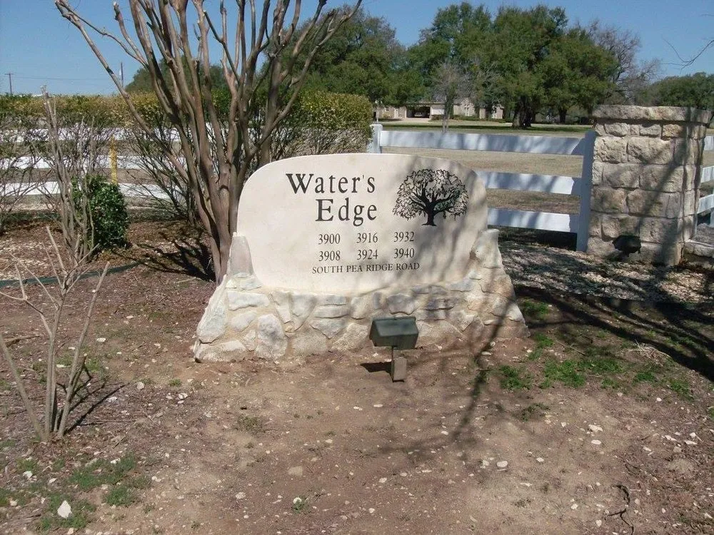 Local landscape installation in Canton, TX by Texas Limestone Creations