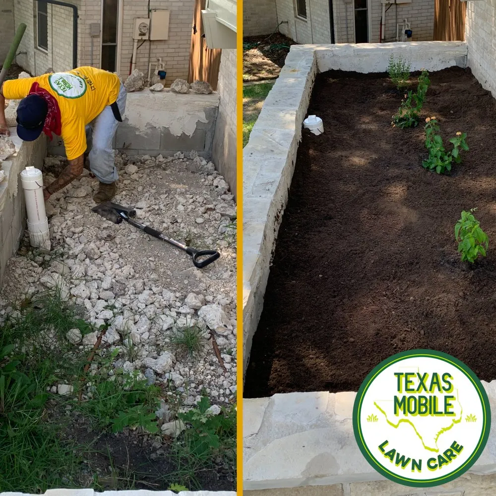 Affordable landscape installation in San Antonio, TX - Texas Mobile Lawn Care
