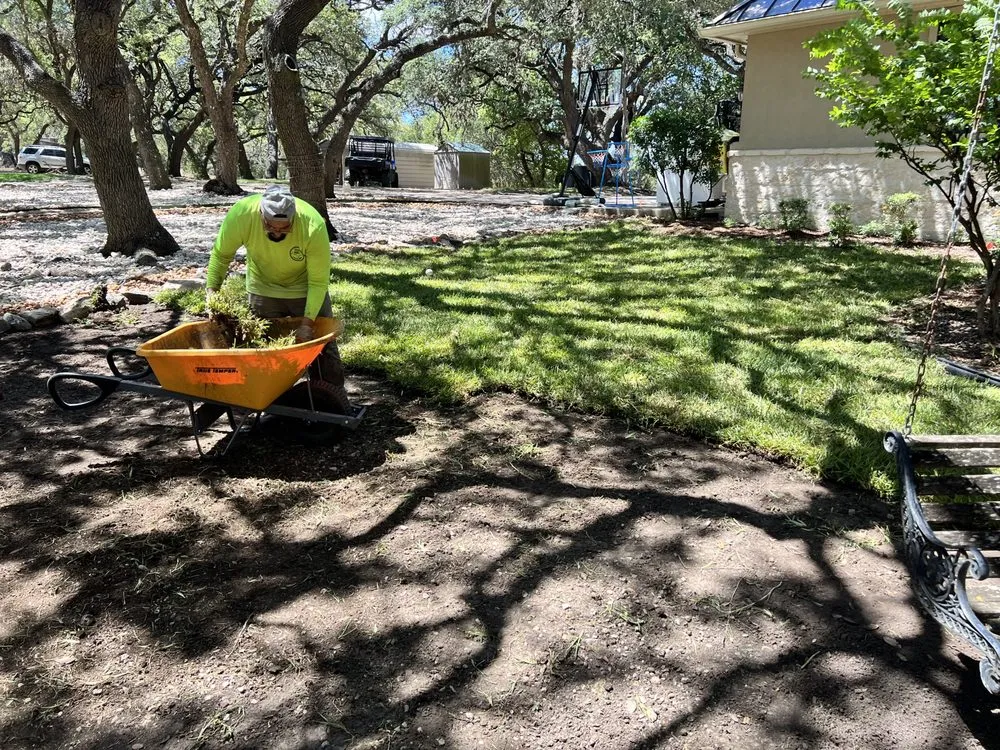 Professional yard cleanup service in San Antonio, TX by Texas Mobile Lawn Care
