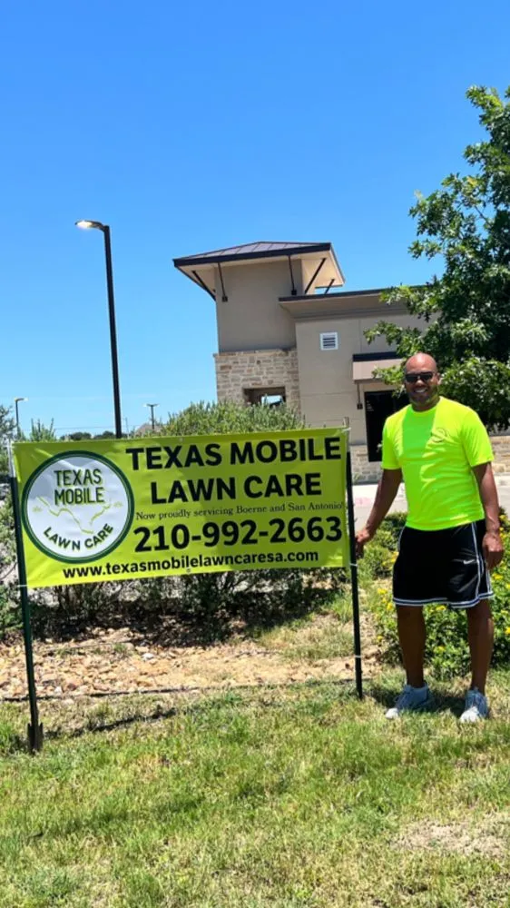 Professional outdoor landscaping in San Antonio, TX by Texas Mobile Lawn Care
