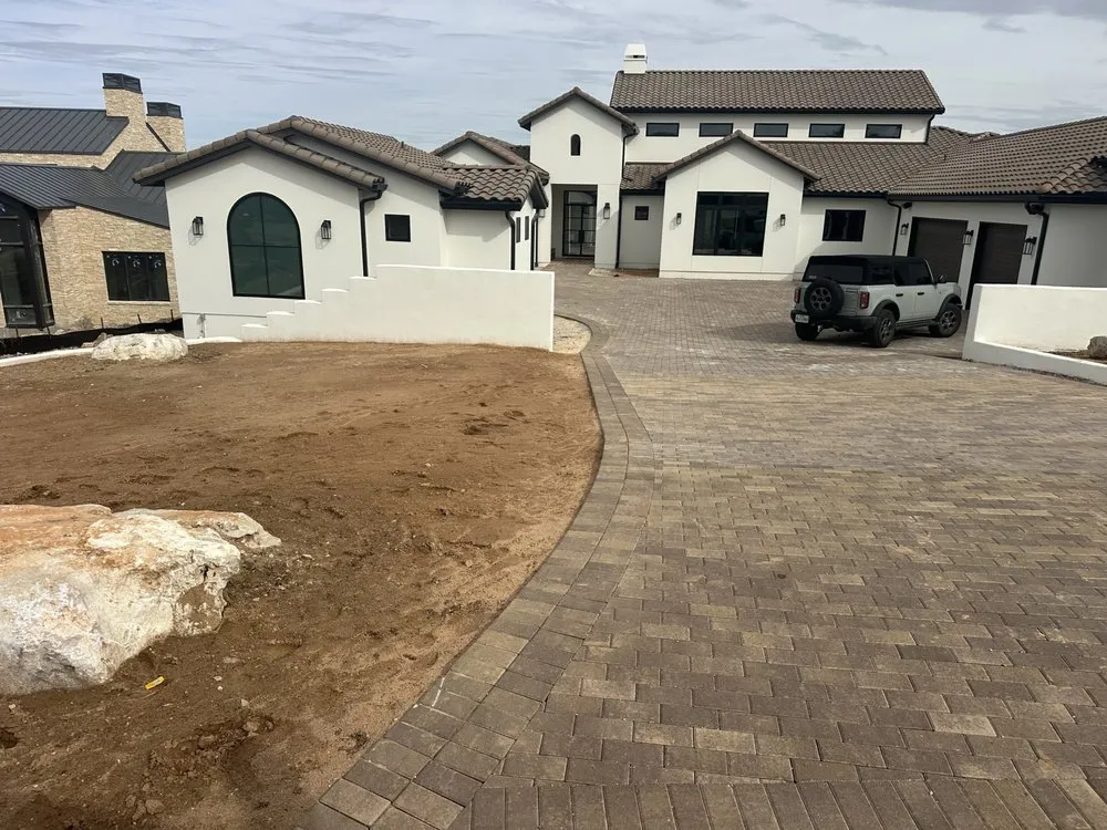 Custom outdoor landscaping in Spicewood, TX by Texas Native Environmental