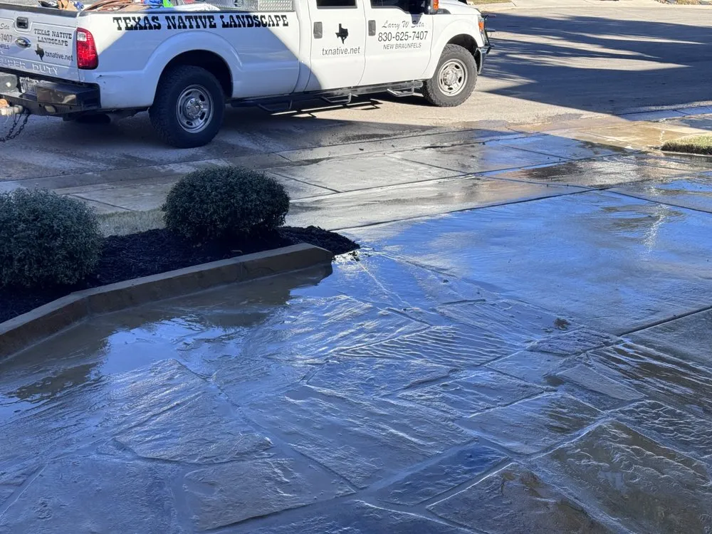 Custom lawn care service in New Braunfels, TX by Texas Native Landscape