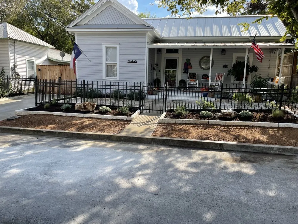 Local landscaping services for residential properties across New Braunfels, TX - Texas Native Landscape