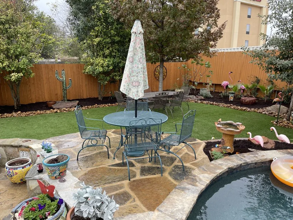 Professional outdoor landscaping in Seguin, TX - Texas native landscape
