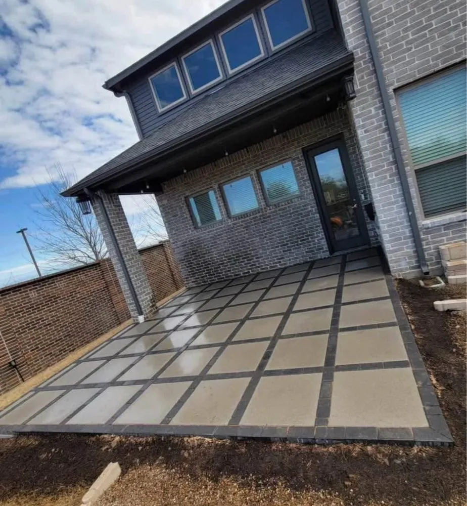 Custom landscape installation in Conroe, TX - Texas Outdoor Creations