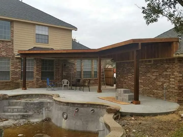 Professional yard cleanup service for homes in Fort Worth, TX by Texas Patios Backyard Living