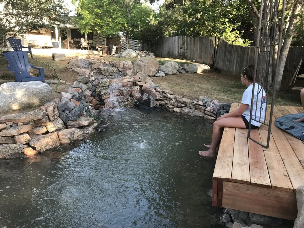 Local residential landscaping near you in Flower Mound, TX by Texas pond & waterfall