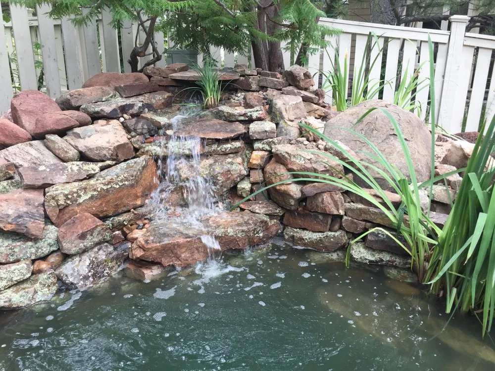 Local garden landscaping for outdoor upgrades in Flower Mound, TX by Texas pond & waterfall