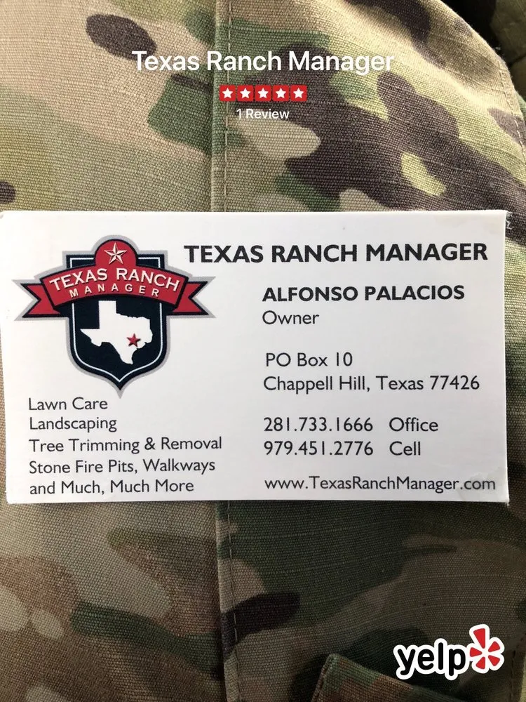 Affordable residential landscaping in Chappell Hill, TX by Texas Ranch Manager