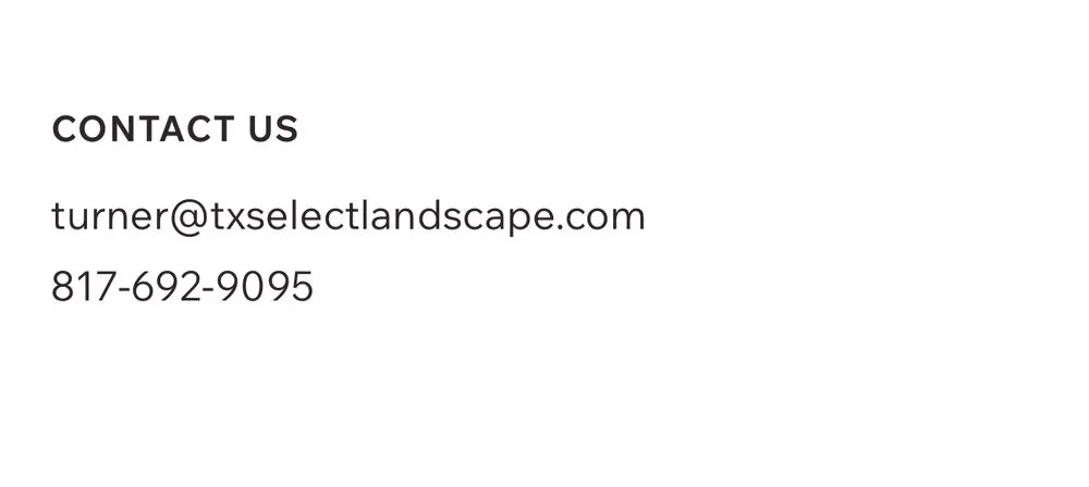 Professional landscaping services in Weatherford, TX by Texas Select Landscape