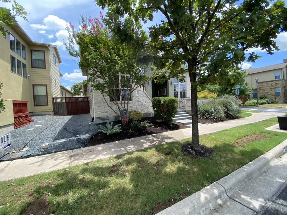 Professional residential landscaping in Fredericksburg, TX by Texas Stripes Landscape and Lawn Care