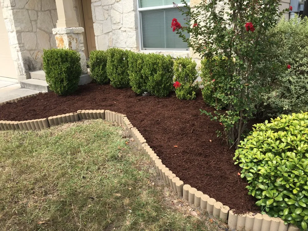 Professional residential landscaping for year-round maintenance in San Antonio, TX by Texas Terrain Lawn Care