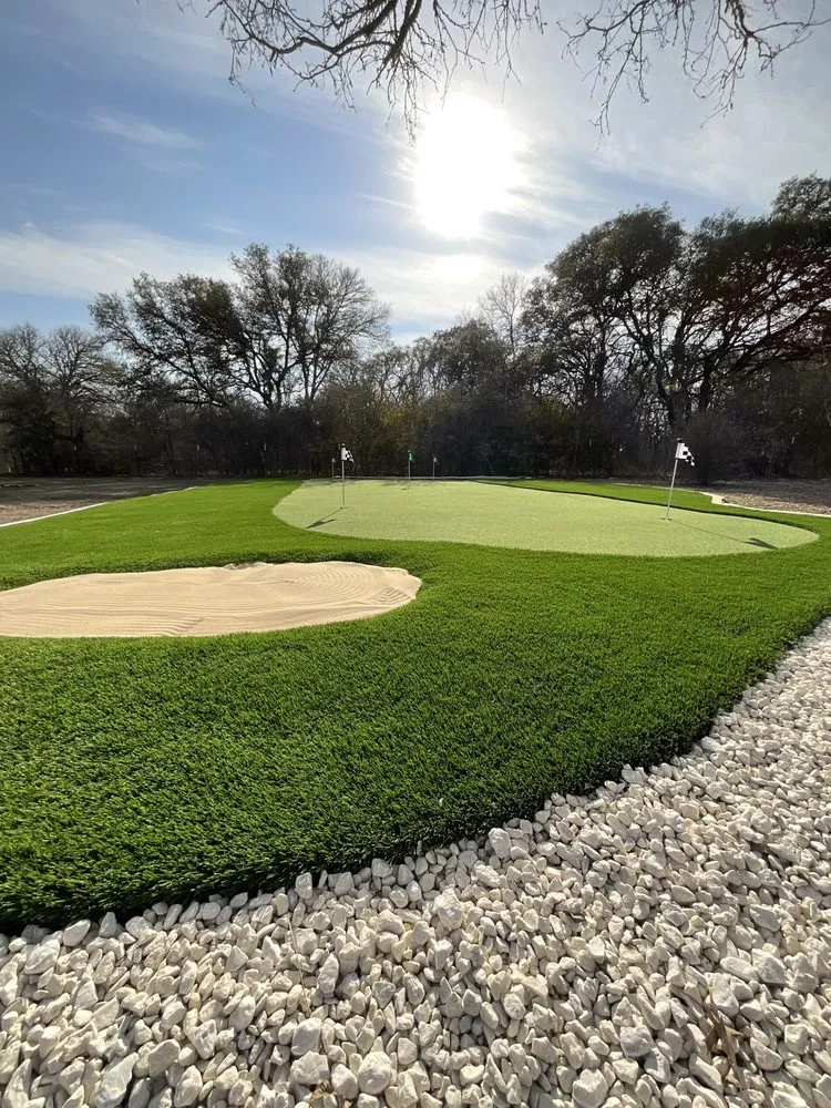 Custom garden landscaping in Canyon, TX by Texas Turf & Putt