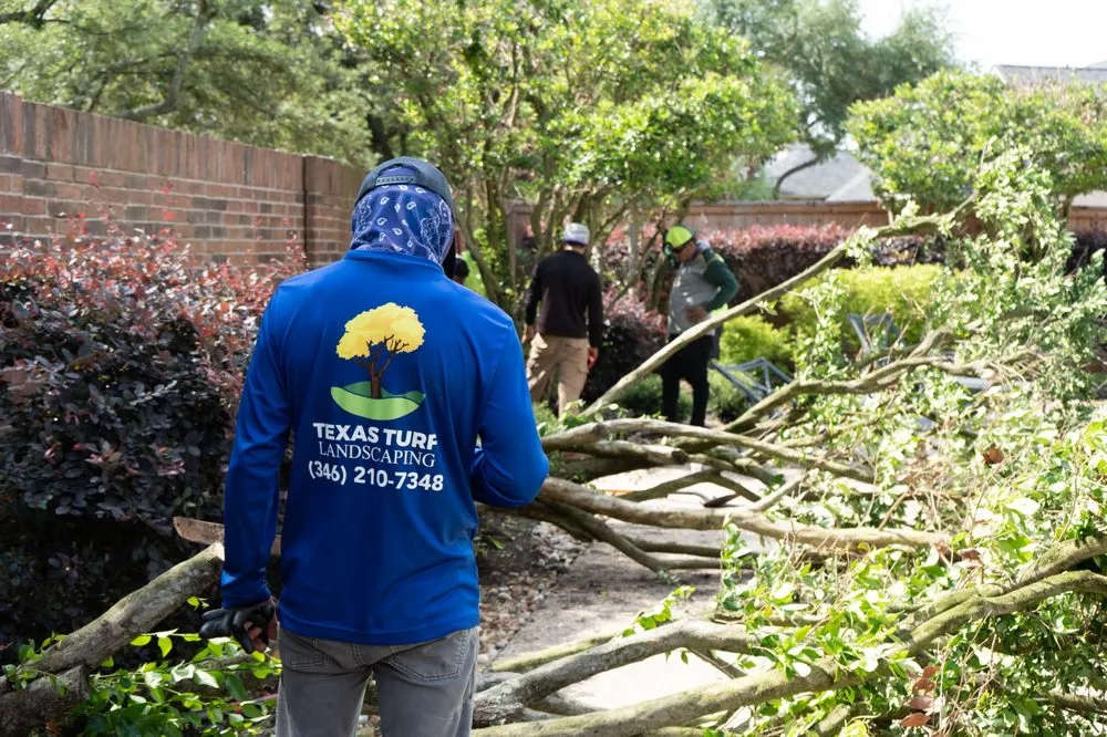 Local lawn mowing service for residential properties in Houston, TX by Texas Turf Landscaping