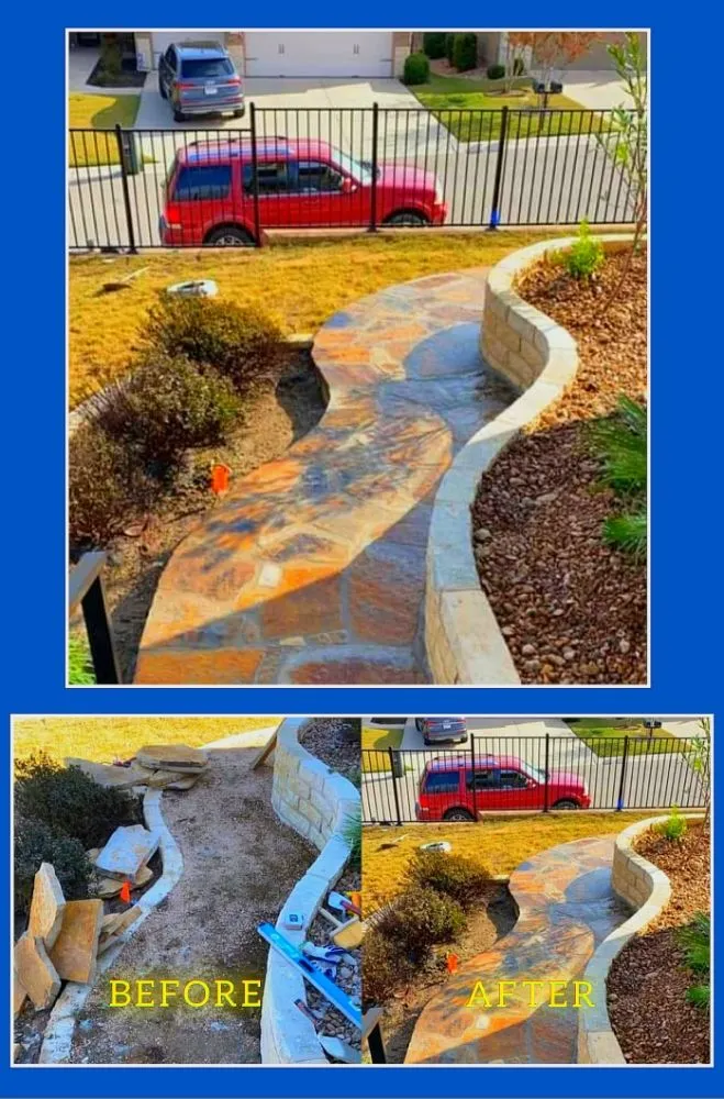 Reliable lawn mowing service with custom design in San Antonio, TX by Texas Verdant Vistas