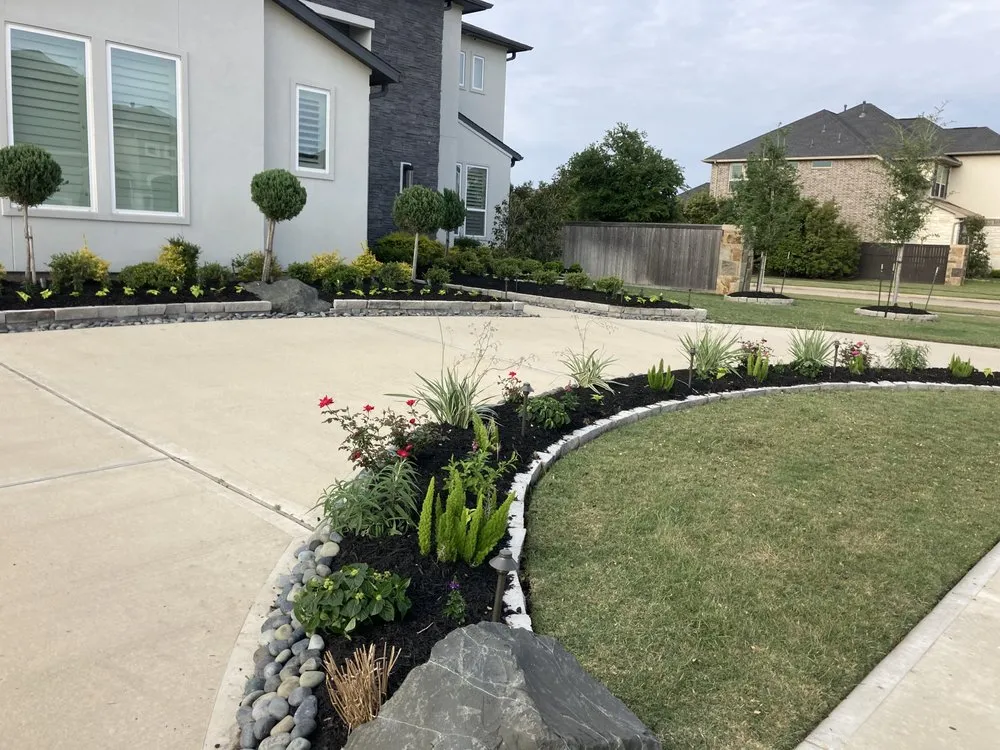 Affordable landscape installation in Houston, TX - Texas Vines Landscape