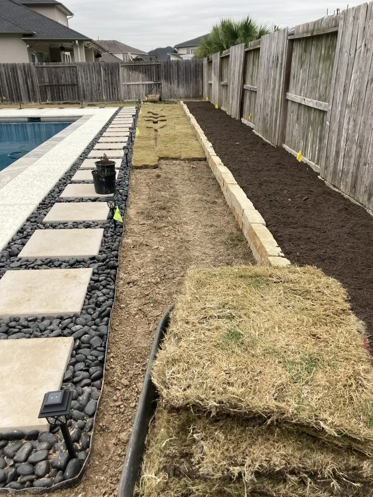 Affordable outdoor landscaping for outdoor upgrades in Houston, TX by Texas Vines Landscape