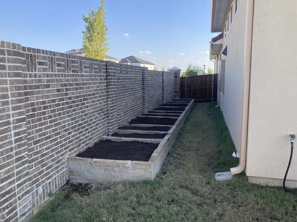 Custom residential landscaping for residential properties in Van Alstyne, TX by Texoma Grass Guys