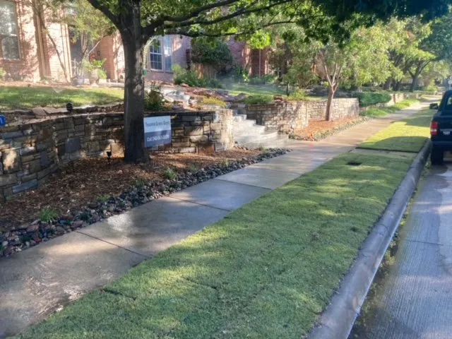 Custom landscaping services in Van Alstyne, TX by Texoma Grass Guys