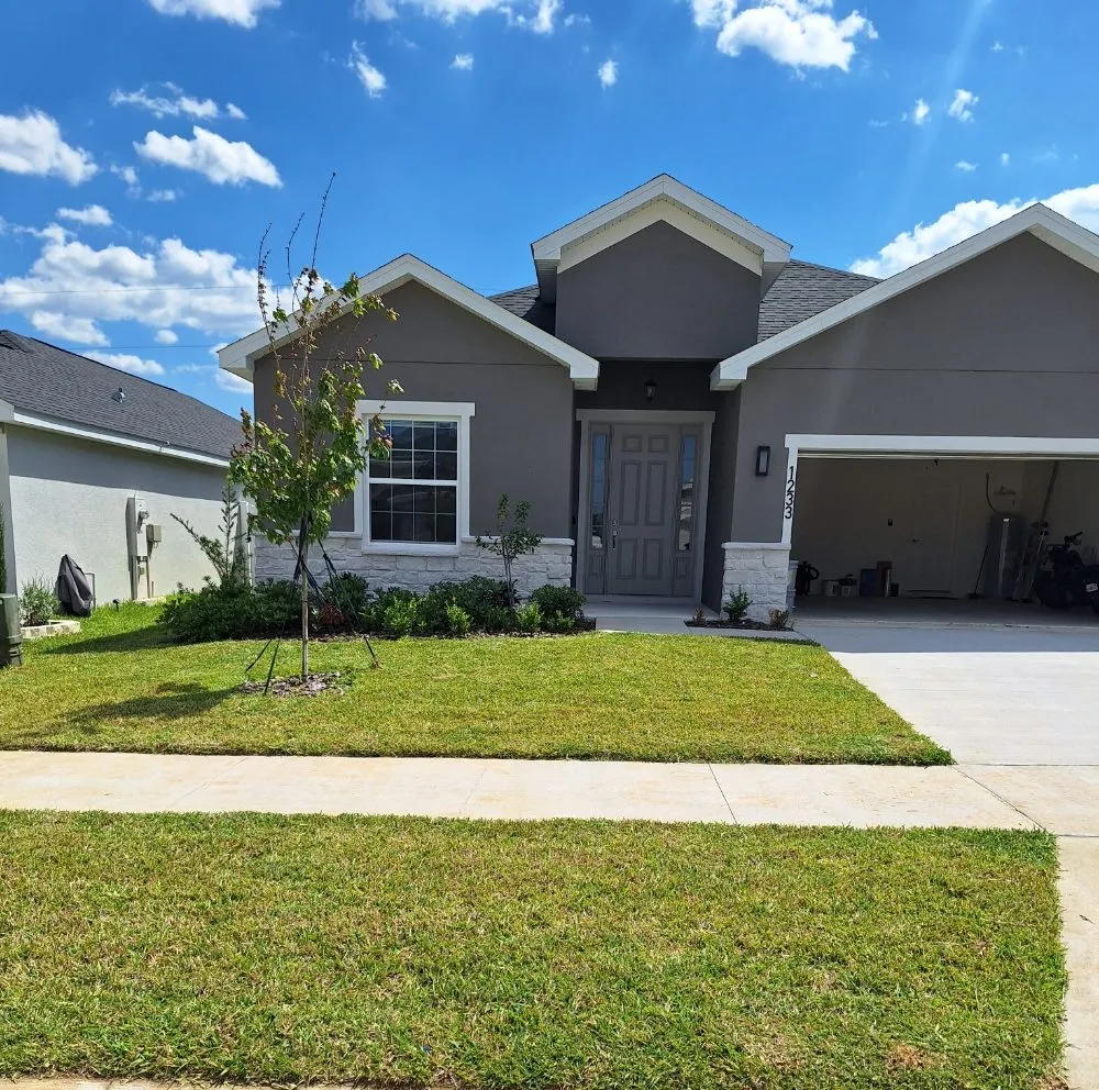 Custom landscape design in Davenport, FL by Tex's Land Services