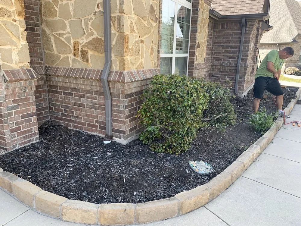 Custom yard cleanup service for beautiful yards in Argyle, TX by Texscapes Irrigation