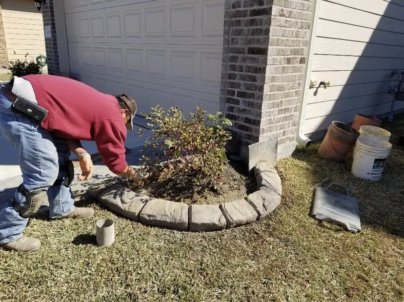 Expert yard cleanup service in Pflugerville, TX by TexStar Curb & Borders