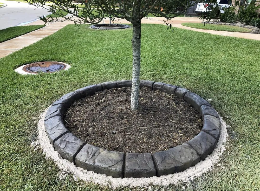 Expert landscape installation in Pflugerville, TX by TexStar Curb & Borders