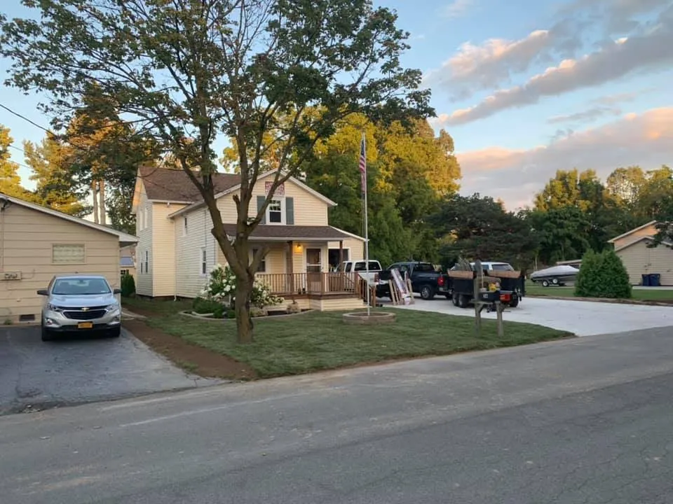 Local outdoor landscaping for residential properties in Lockport, NY by T.F Snowplowing & Property Services