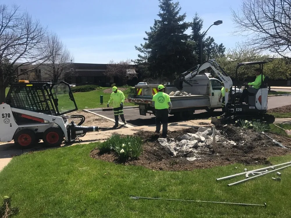 Top-rated landscape installation in Libertyville, IL by TGF Enterprises