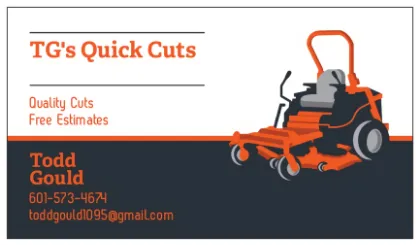 Professional landscaping services experts serving Terry, MS - TG's Quick Cuts