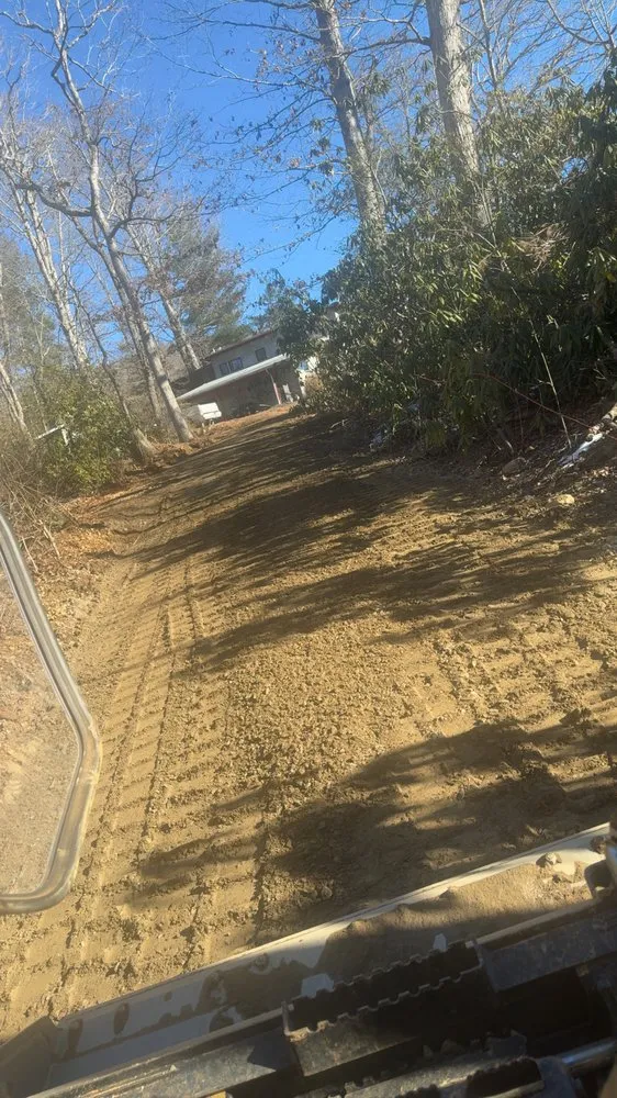 Local residential landscaping with custom design in Fairview, NC by TH Excavation