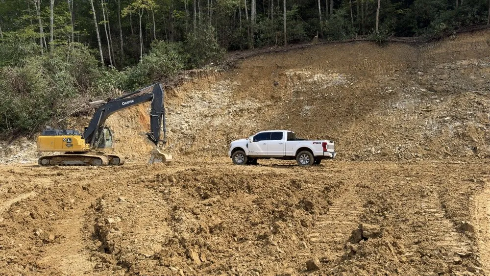 Professional residential landscaping in Fairview, NC by TH Excavation