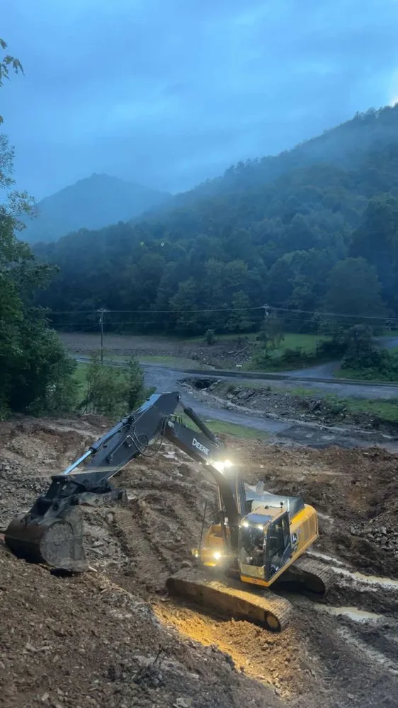 Local residential landscaping for residential properties in Fairview, NC by TH Excavation