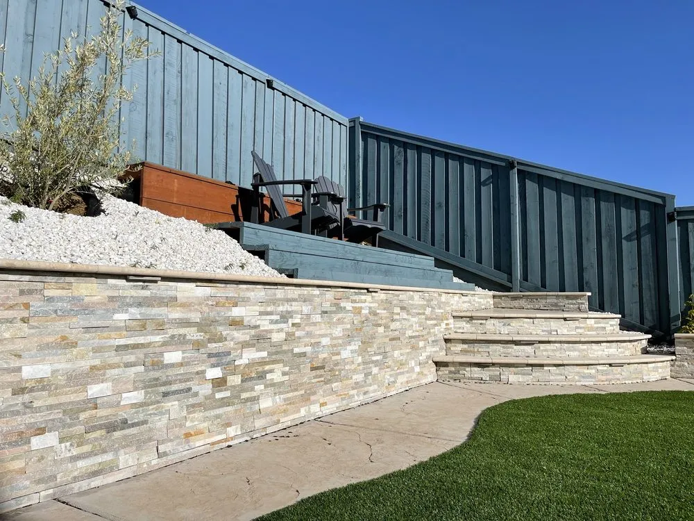 Custom landscape design with custom design in Pittsburg, CA by T&H Landscaping