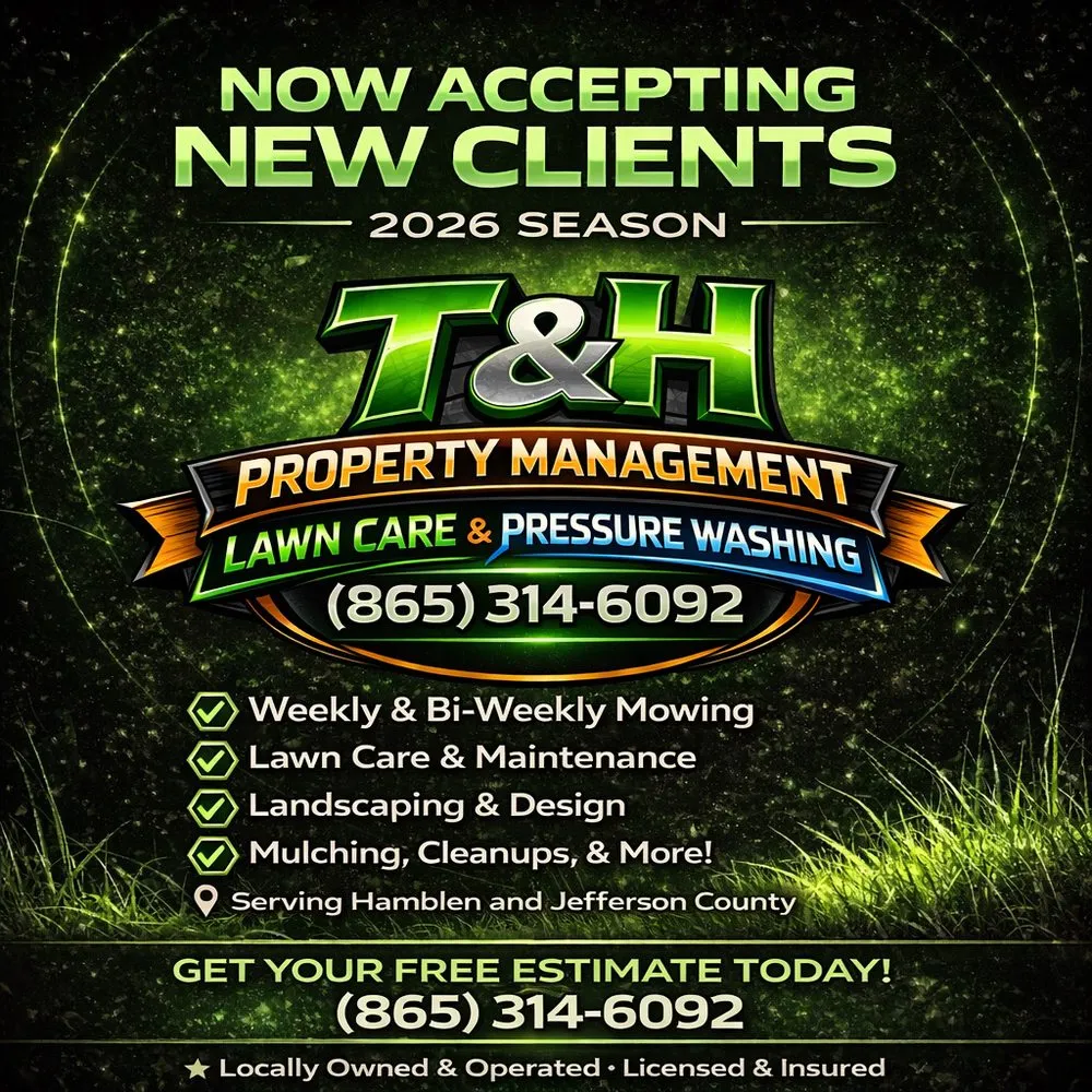 Professional landscape design near you across Dandridge, TN - T&H Property Management