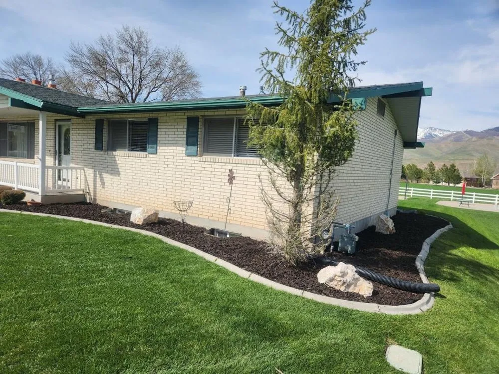 Custom lawn mowing service in Tremonton, UT by Thatcher Landscapes