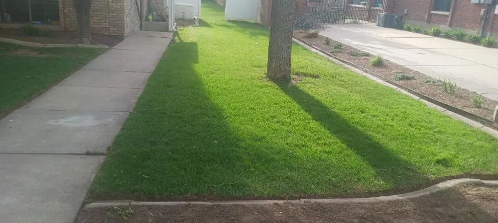 Custom garden landscaping in Tremonton, UT by Thatcher Landscapes