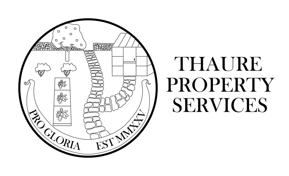 Custom yard cleanup service for year-round maintenance in Merrimack, NH by Thaure Property Services