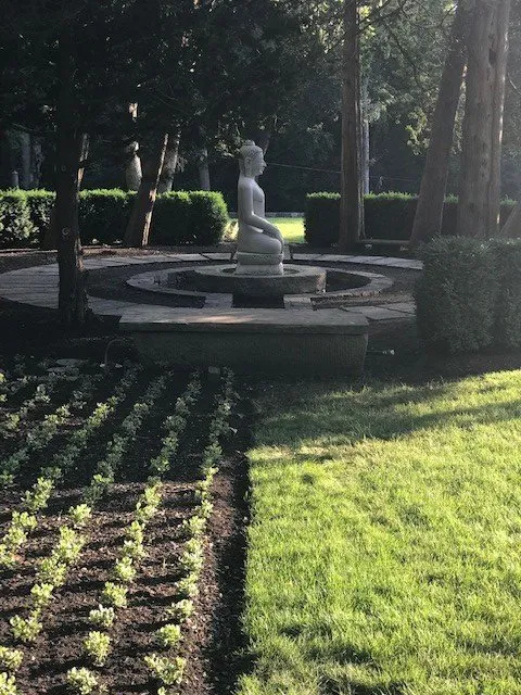 Expert landscape installation for beautiful yards in Milton, MA by Thayer Nursery