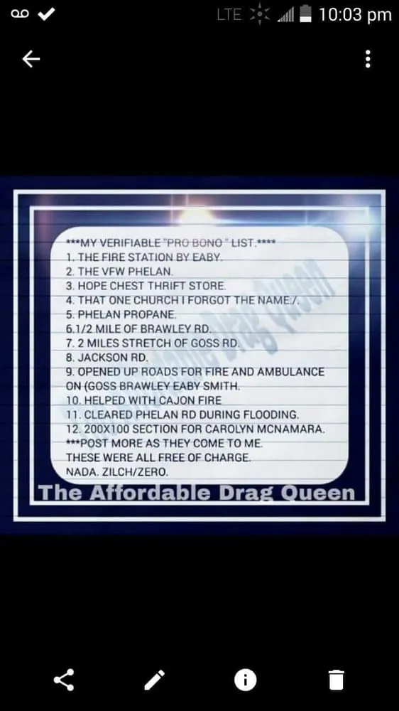 Trusted garden landscaping for beautiful yards in Phelan, CA by The Affordable Drag Queen