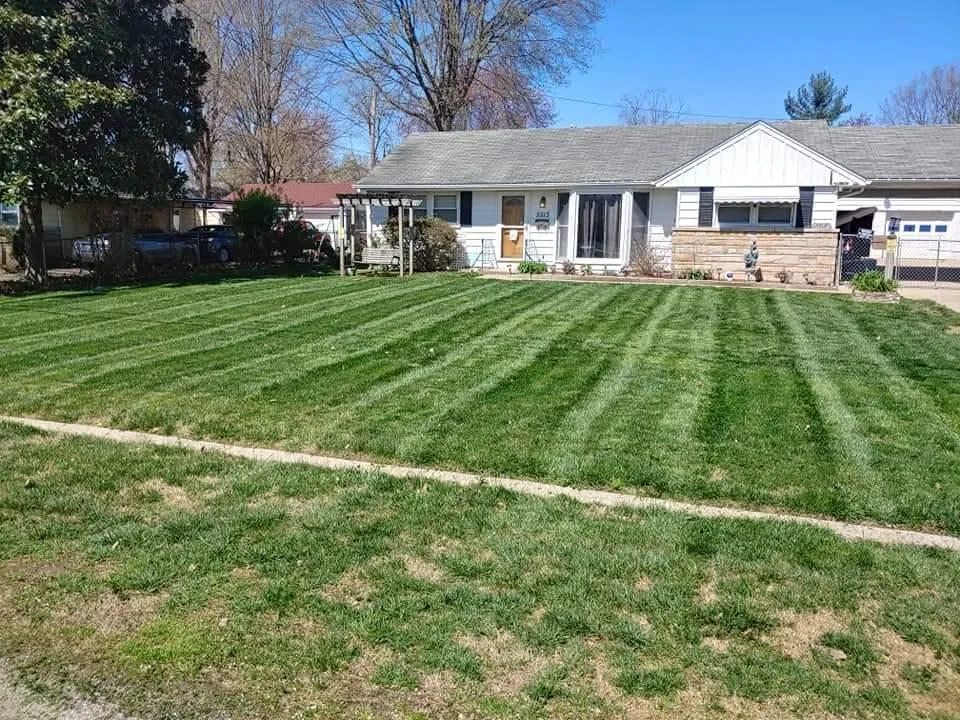 Custom lawn care service with custom design across Louisville, KY - The After Effect