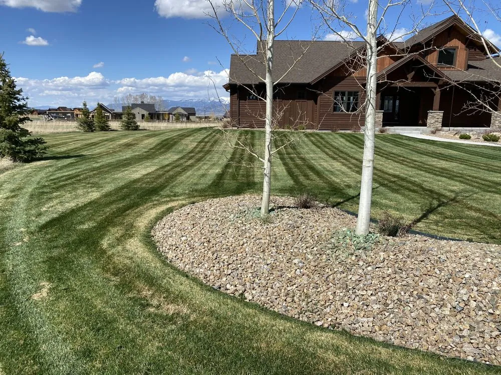 Custom lawn care service in Belgrade, MT by The Backyard Barber
