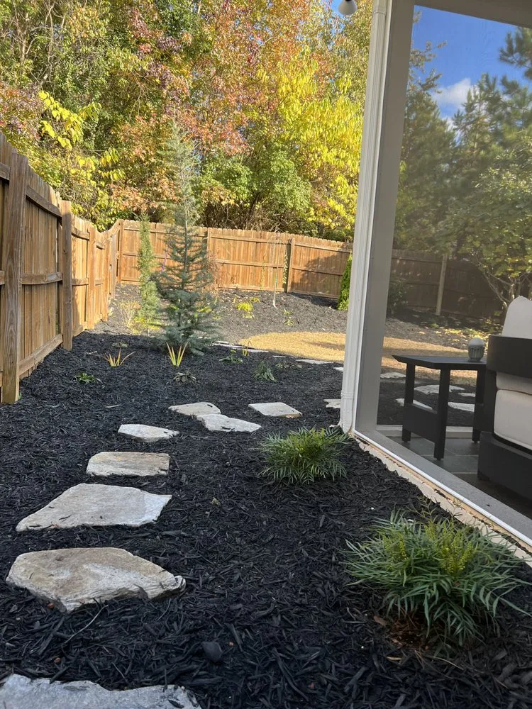 Custom residential landscaping in Fort Mill, SC by The Beacon Garden and Landscape