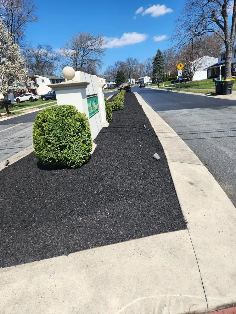 Top-rated garden landscaping with custom design in Newark, MD by The Best Cut Lawn Service