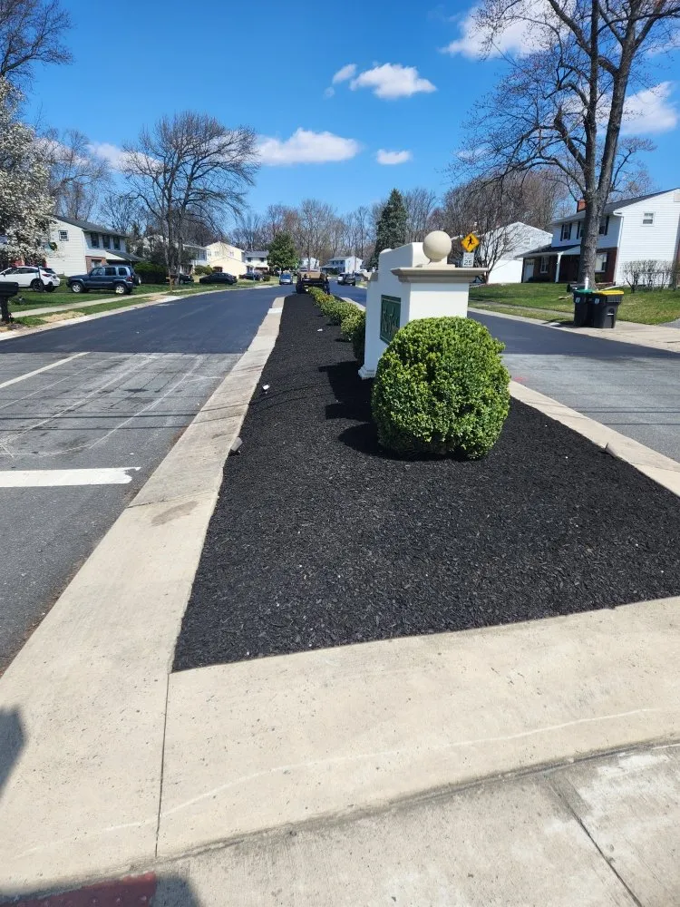Local garden landscaping in Newark, MD by The Best Cut Lawn Service