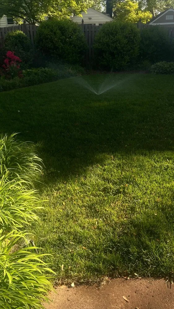 Local landscape installation with custom design in Reston, VA by The Best Irrigation System