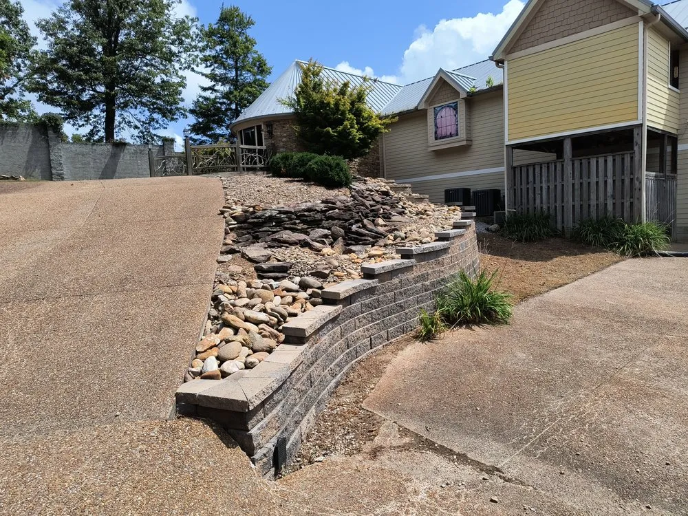 Local residential landscaping in LaFollette, TN by The Black Creek