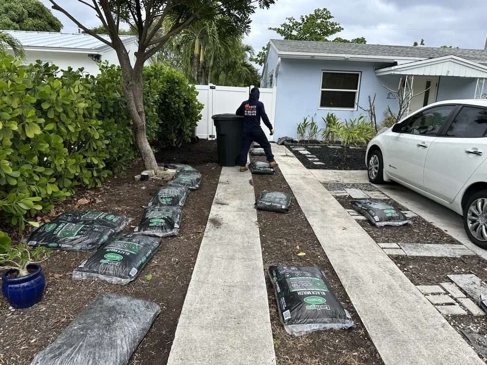 Local yard maintenance near you across Lake Worth, FL - The Bless Landscaping