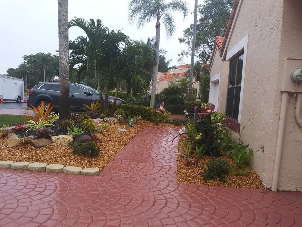 Reliable landscape installation in Lake Worth, FL by The Blessing Landscaping